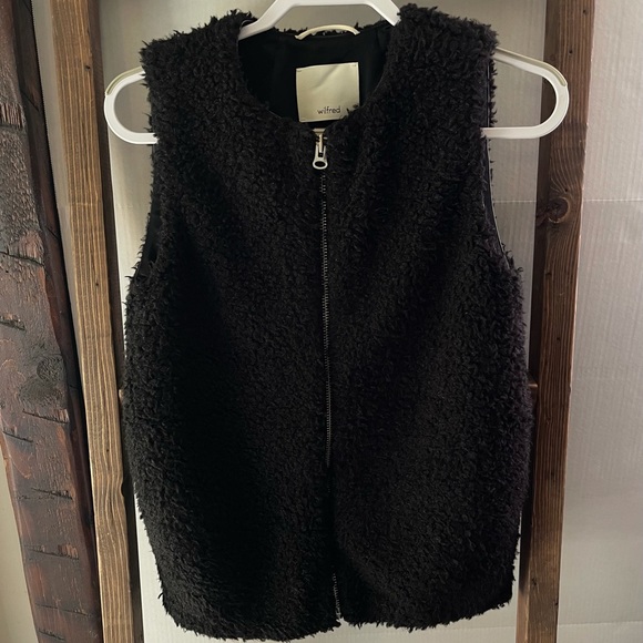 Wilfred Oversized Faux Fur Teddy Vest - Picture 5 of 7